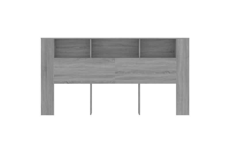 beBasic sengegavl med opbevaring 200x18,5x104,5 cm grå sonoma-eg - GrÃ¥ - Møbler - Senge - Sengetilbehør & sengegavl - Sengegavle