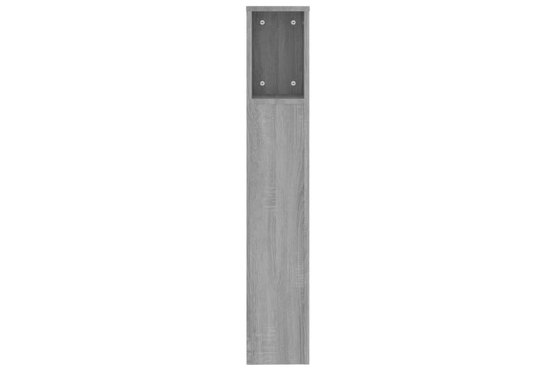 beBasic sengegavl med opbevaring 200x18,5x104,5 cm grå sonoma-eg - GrÃ¥ - Møbler - Senge - Sengetilbehør & sengegavl - Sengegavle