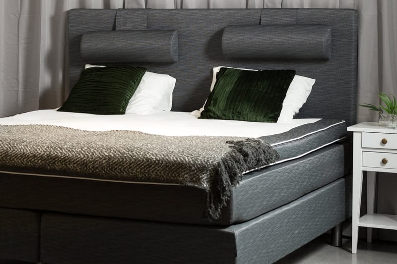 Frazer sengegavl 180 cm - mørkegrå - Sengegavle