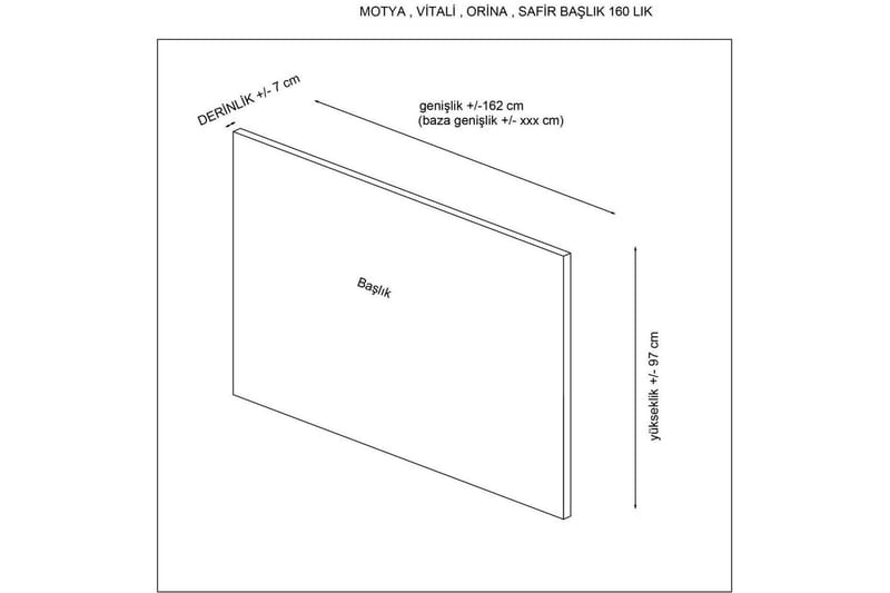 Hovedgærde Selora Hovedgærde Brun - 92 x 97 x 7 cm - Møbler - Senge - Sengetilbehør & sengegavl - Sengegavle