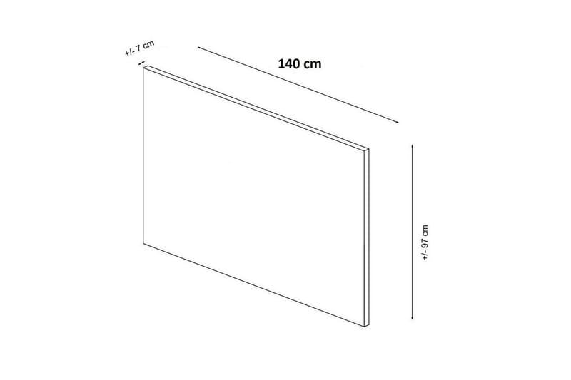 Hovedgærde Sudamal Beige - 140 x 7 x 97 cm - Møbler - Senge - Sengetilbehør & sengegavl - Sengegavle
