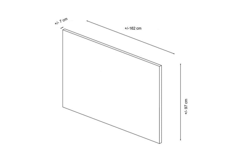 Lamal Sengegavl 162 cm - Beige - Møbler - Senge - Sengetilbehør & sengegavl - Sengegavle