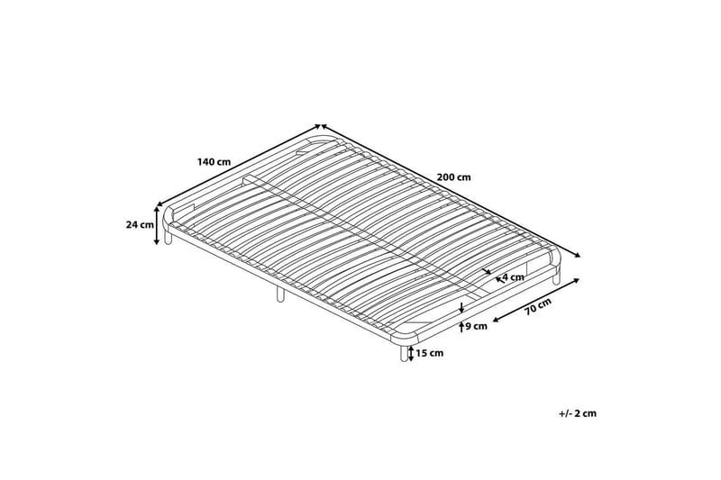 Basic lameller 140 | 200 cm - Sort - Møbler - Senge - Sengetilbehør & sengegavl - Lamelbunde