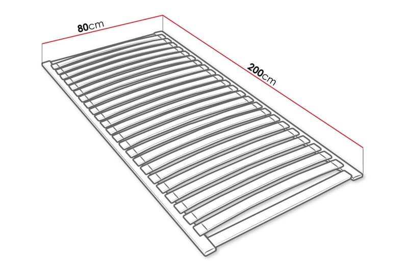 Easypack Lameller 80x200 cm - Træ/Natur - Møbler - Senge - Sengetilbehør & sengegavl - Lamelbunde