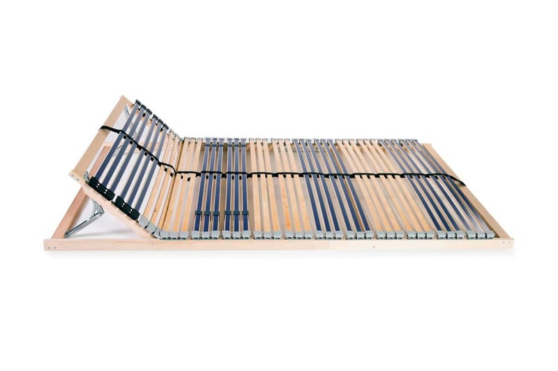 Lamelbund Til Seng Med 42 Lameller 7 Zoner 100 X 200 Cm Fsc - Blå - Møbler - Senge - Sengetilbehør & sengegavl - Lamelbunde