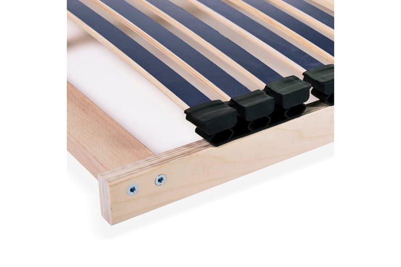 Lamelbund Til Seng Med 42 Lameller 7 Zoner 120 X 200 Cm Fsc - Blå - Møbler - Senge - Sengetilbehør & sengegavl - Lamelbunde