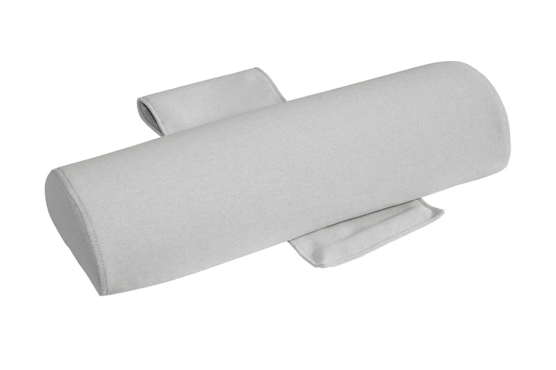 LUX Stor Nakkepude Malaga Lysegrå - Møbler - Senge - Sengetilbehør & sengegavl