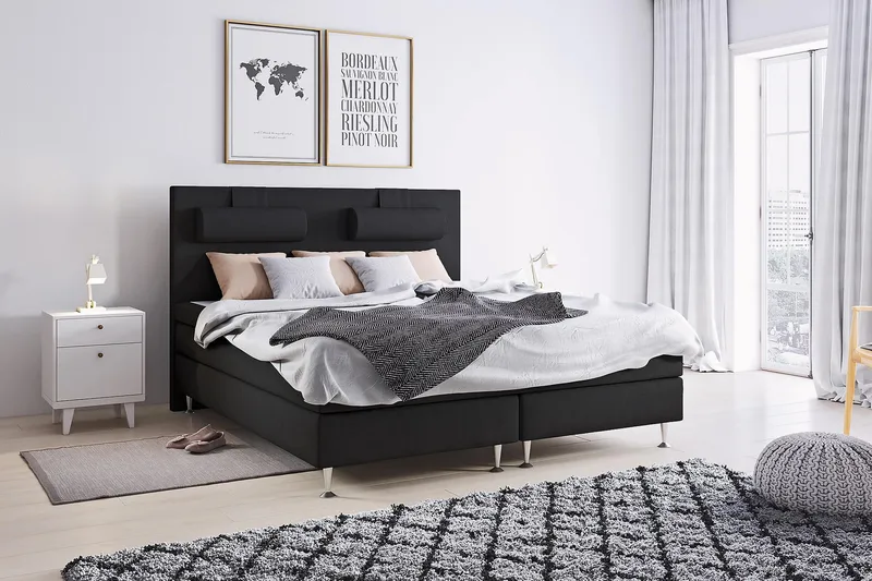 Meja Nakkepude Grand - Sort - Møbler - Senge - Sengetilbehør & sengegavl