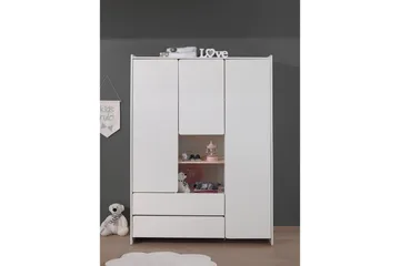 Baby Seng med Kommode Skiftetop Garderobeskab Reol Kiddy 3-døre - 3-døre - Møbler - Senge - Sengetilbehør & sengegavl - Opbevaring til senge