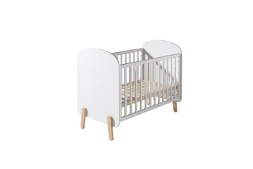 Babybed med kommode, pusletop og garderobe Kiddy 2-dørs - 2-dørs - Møbler - Senge - Sengetilbehør & sengegavl - Opbevaring til senge
