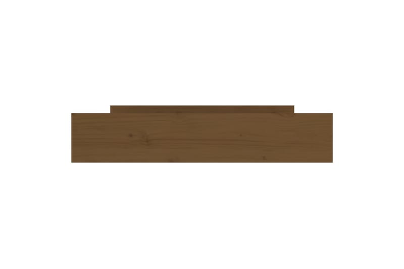 beBasic sengeskuffer 2 stk. massivt fyrretræ gyldenbrun - Brun - Opbevaring til senge - Sengeskuffe