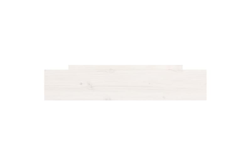beBasic sengeskuffer 2 stk. massivt fyrretræ hvid - Hvid - Opbevaring til senge - Sengeskuffe