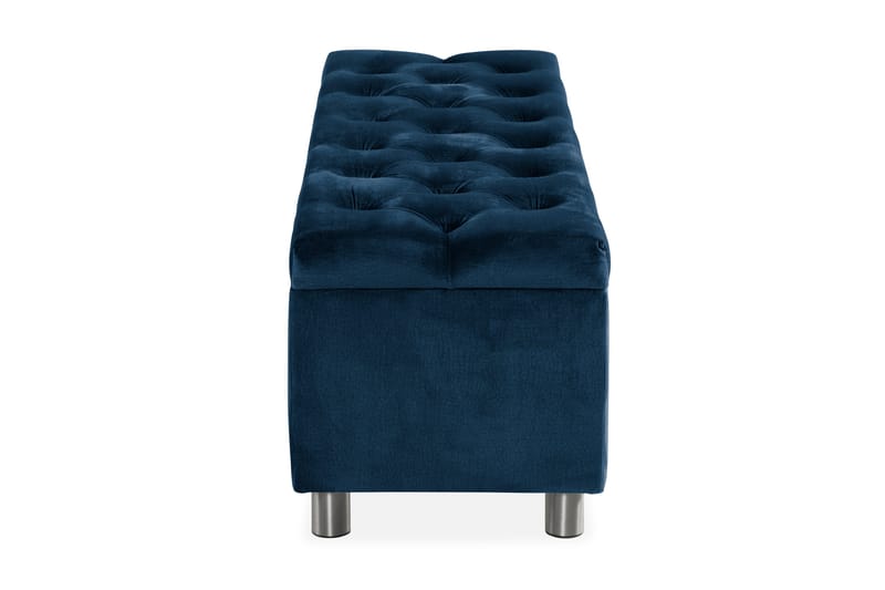 Donte sengekiste 140 cm - Blå - Møbler - Senge - Sengetilbehør & sengegavl - Opbevaring til senge