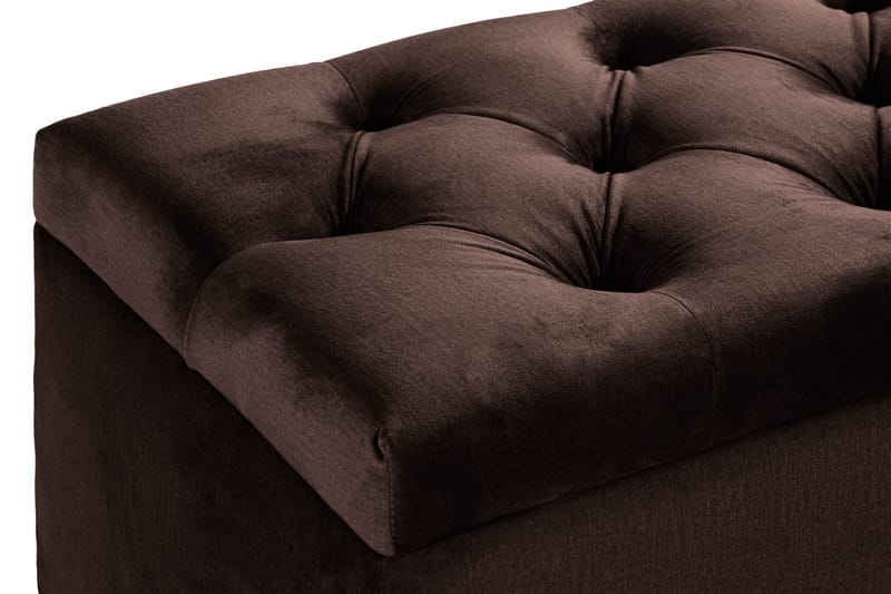 Donte sengekiste 140 cm - Brun - Møbler - Senge - Sengetilbehør & sengegavl - Opbevaring til senge