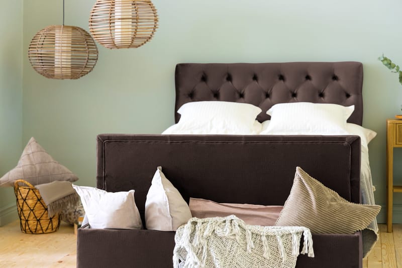 Donte sengekiste 140 cm - Brun - Møbler - Senge - Sengetilbehør & sengegavl - Opbevaring til senge