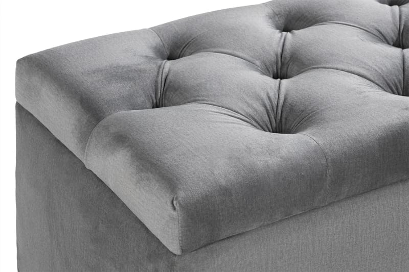 Donte sengekiste 140 cm - Grå - Møbler - Senge - Sengetilbehør & sengegavl - Opbevaring til senge