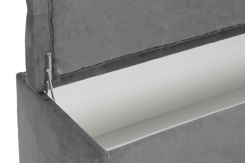 Donte sengekiste 140 cm - Grå - Møbler - Senge - Sengetilbehør & sengegavl - Opbevaring til senge