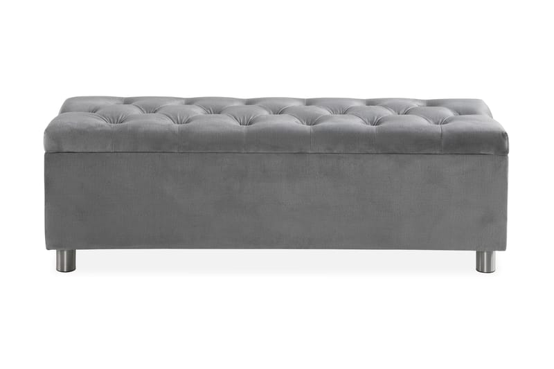 Donte sengekiste 140 cm - Grå - Møbler - Senge - Sengetilbehør & sengegavl - Opbevaring til senge