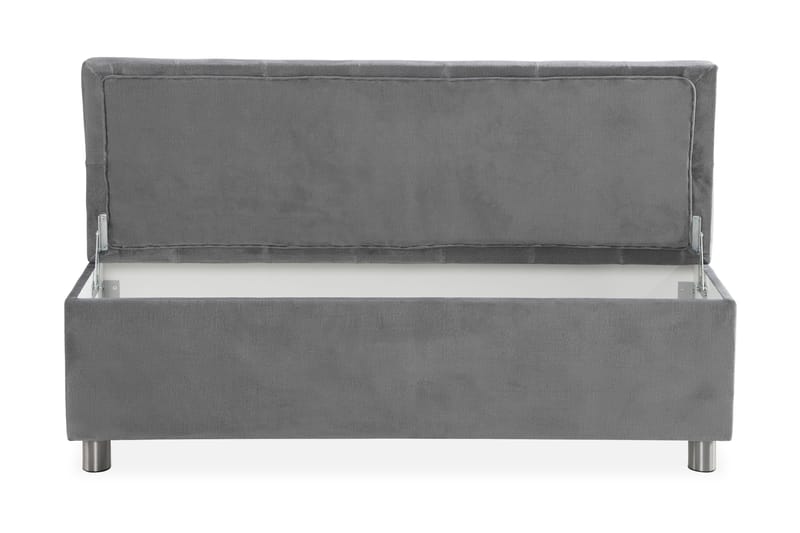 Donte sengekiste 140 cm - Grå - Møbler - Senge - Sengetilbehør & sengegavl - Opbevaring til senge