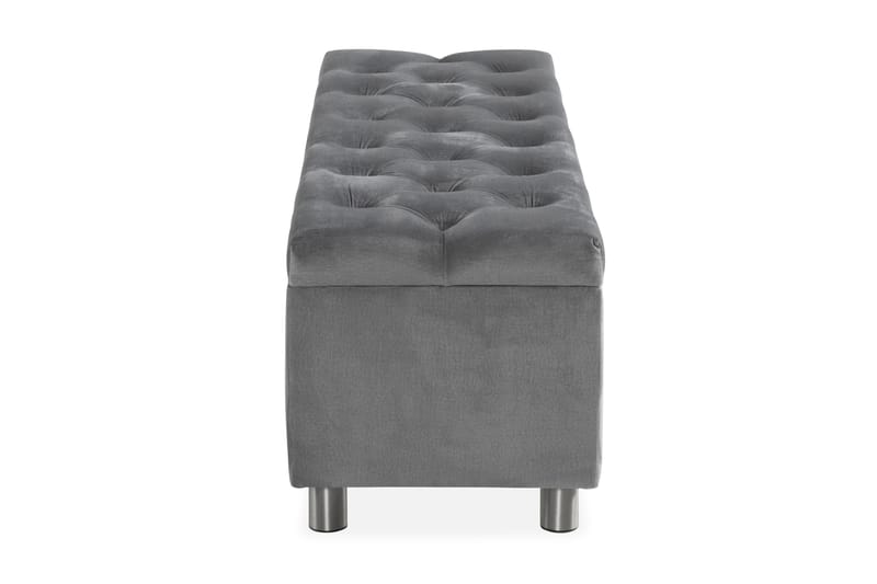 Donte sengekiste 140 cm - Grå - Møbler - Senge - Sengetilbehør & sengegavl - Opbevaring til senge