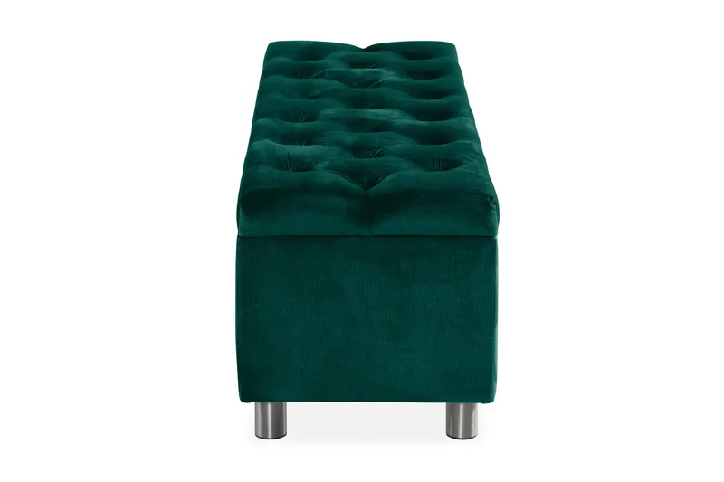 Donte sengekiste 140 cm - Grøn - Møbler - Senge - Sengetilbehør & sengegavl - Opbevaring til senge