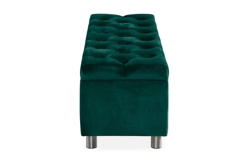 Donte sengekiste 140 cm - Grøn - Møbler - Senge - Sengetilbehør & sengegavl - Opbevaring til senge