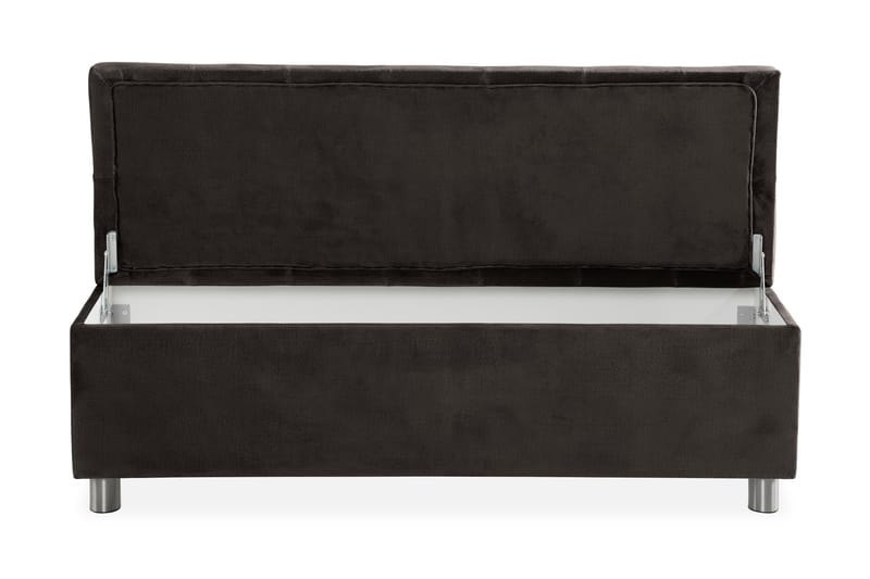 Donte sengekiste 140 cm - Mørkegrå - Opbevaring til senge - Sengebænk - Sengekiste