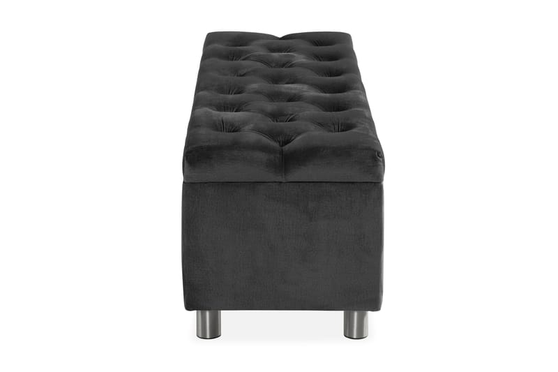 Donte sengekiste 140 cm - Mørkegrå - Møbler - Senge - Sengetilbehør & sengegavl - Opbevaring til senge