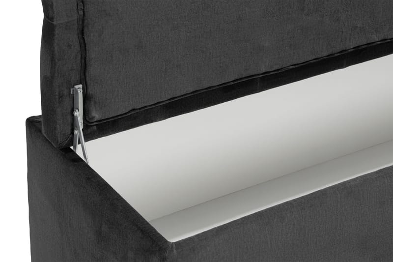 Donte sengekiste 140 cm - Mørkegrå - Møbler - Senge - Sengetilbehør & sengegavl - Opbevaring til senge