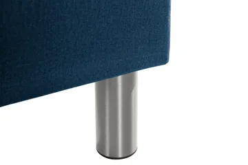 Donte sengekiste 140 cm Square - Blå - Møbler - Senge - Sengetilbehør & sengegavl - Opbevaring til senge
