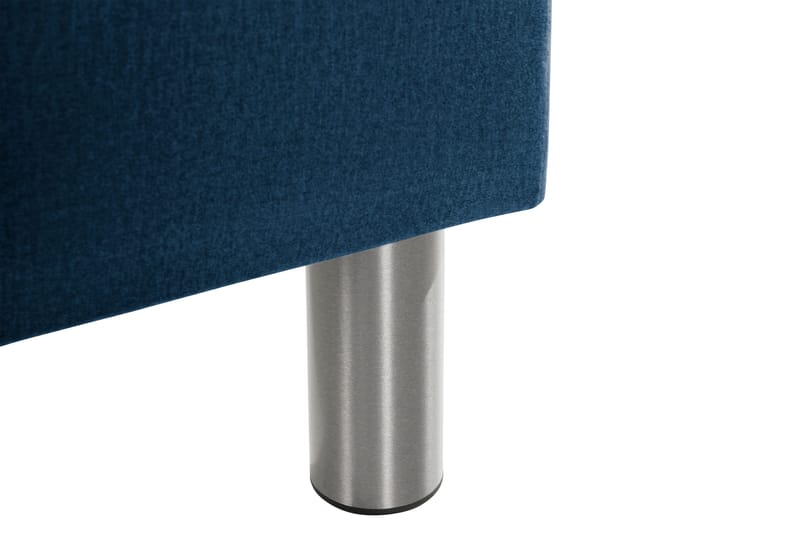 Donte sengekiste 140 cm Square - Blå - Møbler - Senge - Sengetilbehør & sengegavl - Opbevaring til senge