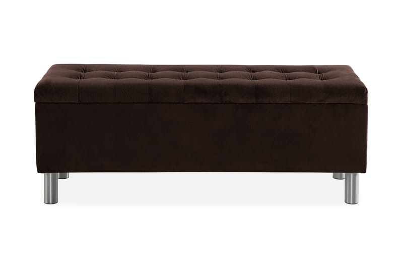 Donte sengekiste 140 cm Square - Brun - Møbler - Senge - Sengetilbehør & sengegavl - Opbevaring til senge