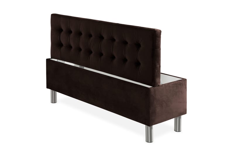 Donte sengekiste 140 cm Square - Brun - Møbler - Senge - Sengetilbehør & sengegavl - Opbevaring til senge