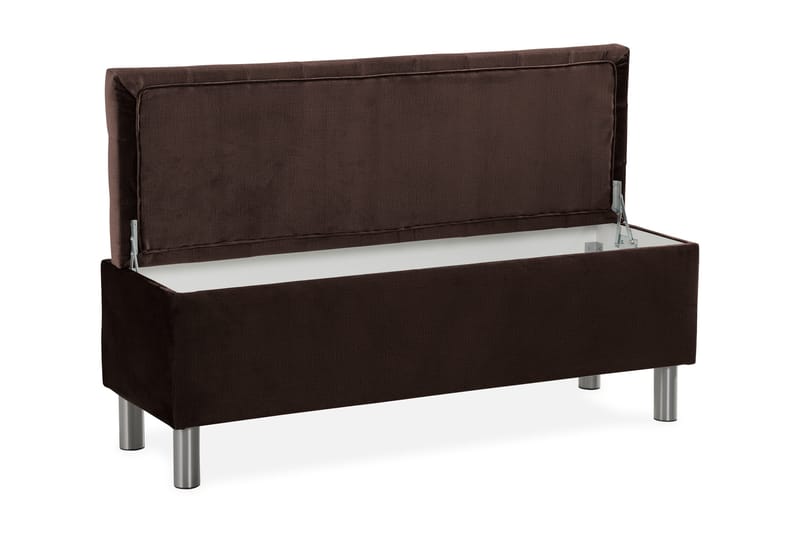 Donte sengekiste 140 cm Square - Brun - Møbler - Senge - Sengetilbehør & sengegavl - Opbevaring til senge