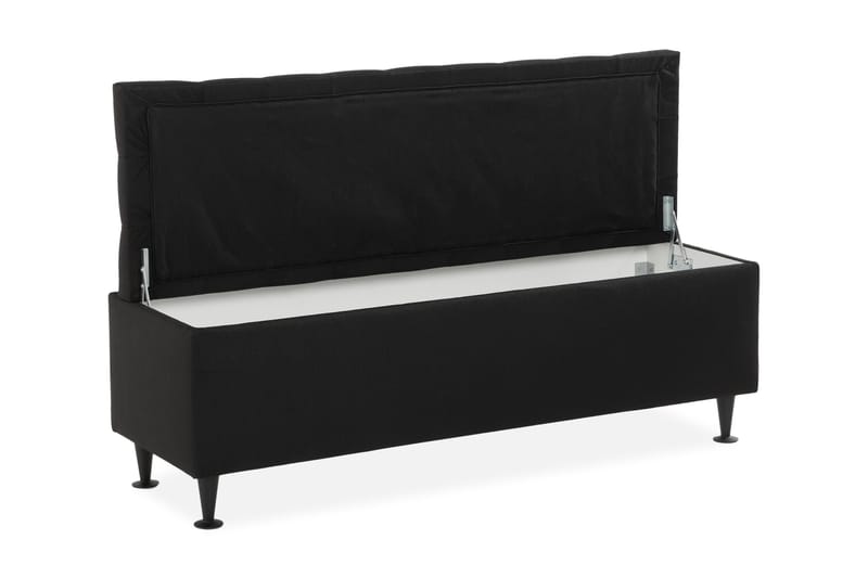 Ella Sengekasse 140 cm Ternet - Sort - Møbler - Senge - Sengetilbehør & sengegavl - Opbevaring til senge