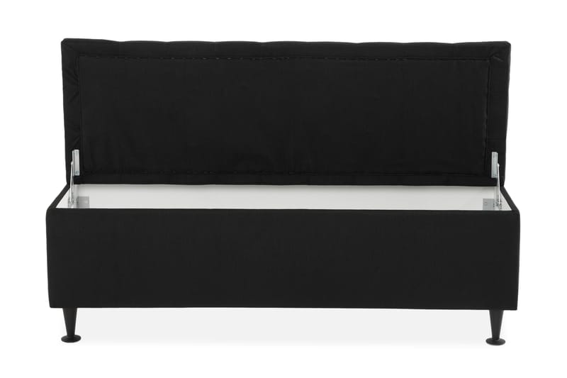 Ella Sengekasse 140 cm Ternet - Sort - Møbler - Senge - Sengetilbehør & sengegavl - Opbevaring til senge