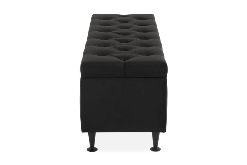 Ella Sengekiste 140 cm Dyb-syet - Sort - Møbler - Senge - Sengetilbehør & sengegavl - Opbevaring til senge