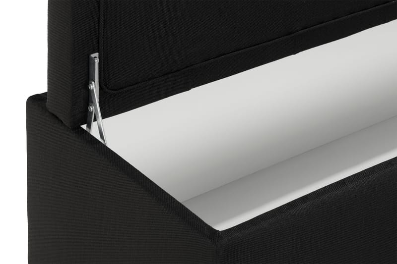 Ella Sengekiste 140 cm Dyb-syet - Sort - Møbler - Senge - Sengetilbehør & sengegavl - Opbevaring til senge