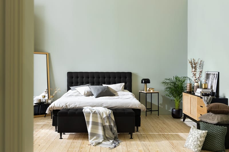 Ella Sengekiste 140 cm Dyb-syet - Sort - Møbler - Senge - Sengetilbehør & sengegavl - Opbevaring til senge