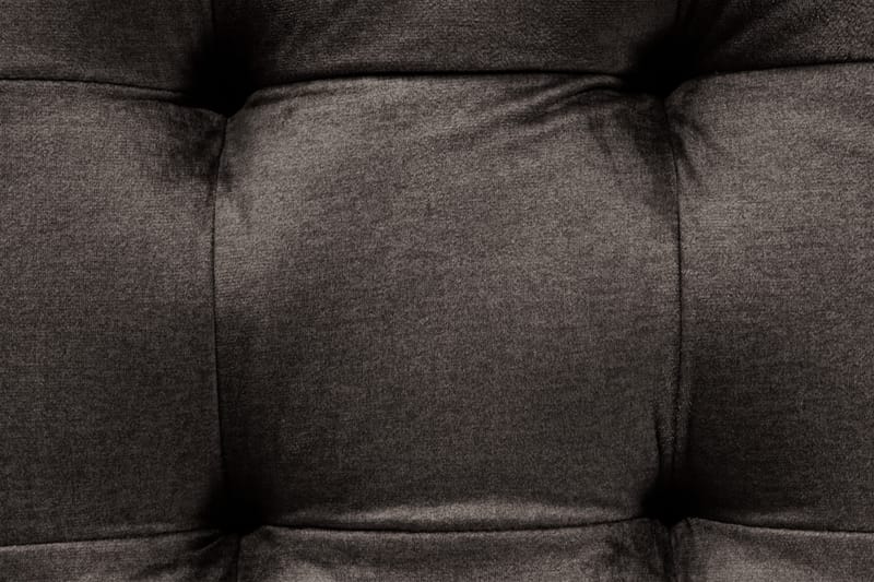 Ella Sengeopbevaring 140 cm i Fløjl med Låg - Mørkebrun - Møbler - Senge - Sengetilbehør & sengegavl - Opbevaring til senge
