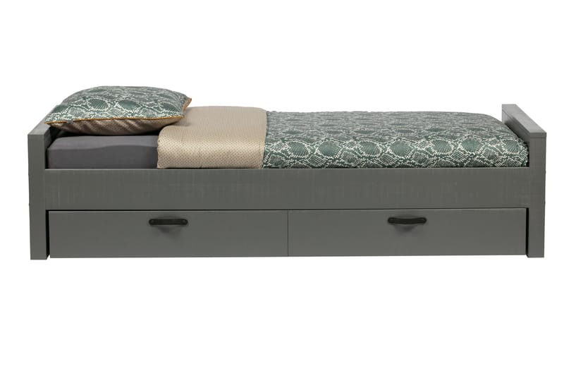 Kahe Sengeskuffe 92x198 cm - Grå/Sort - Møbler - Senge - Sengetilbehør & sengegavl - Opbevaring til senge