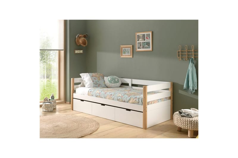 Kojen seng med en skuffe Margarit - Møbler - Senge - Sengetilbehør & sengegavl - Opbevaring til senge