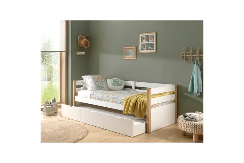 Kojen seng med en skuffe Margarit - Møbler - Senge - Sengetilbehør & sengegavl - Opbevaring til senge