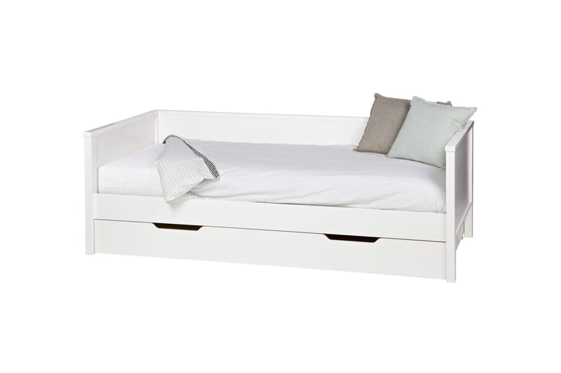 Nikki Sengeskuffe 94x198 cm - Hvid Fyrretræ - Møbler - Senge - Sengetilbehør & sengegavl - Opbevaring til senge