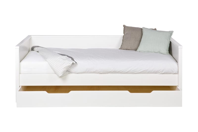 Nikki Sengeskuffe 94x198 cm - Hvid Fyrretræ - Møbler - Senge - Sengetilbehør & sengegavl - Opbevaring til senge