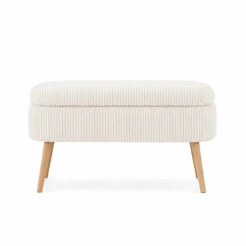 Pouffe with Storage Atelier Del Sofa Creme