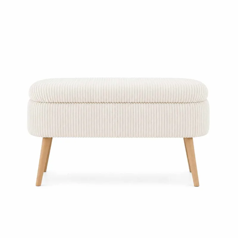 Pouffe with Storage Atelier Del Sofa Creme, undefined