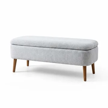 Pouffe with Storage Atelier Del Sofa Lysegrå