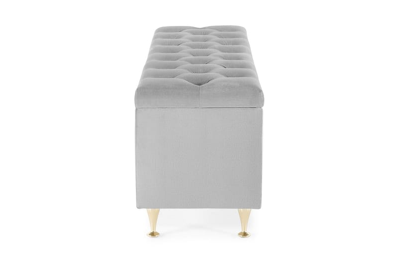 Royal Velvet Sengkiste - Lysegrå - Møbler - Senge - Sengetilbehør & sengegavl - Opbevaring til senge - Sengekiste