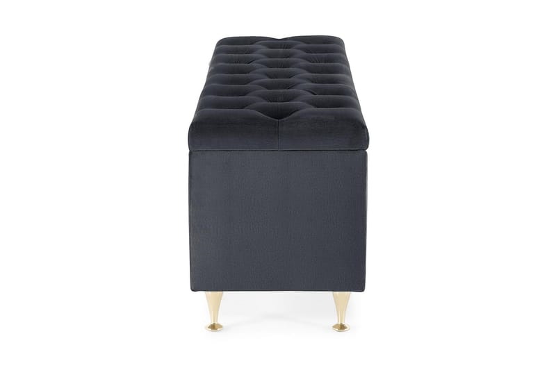 Royal Velvet Sengkiste - Sort - Møbler - Senge - Sengetilbehør & sengegavl - Opbevaring til senge - Sengekiste